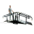 Тренажер в виде параллельных брусьев для тренировки ходьбы «ОРТОРЕНТ CARMINA» модель «Брусья-лестница» с регулировкой поручней
